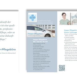 Faltblatt und Corporate Design