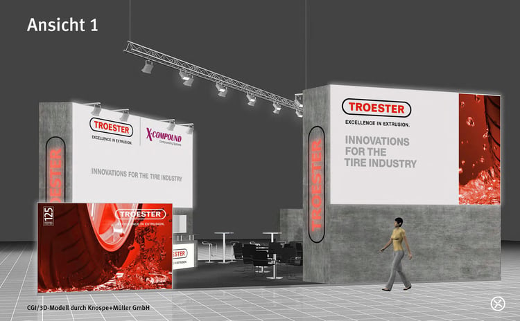 Abstimmungslayout / Stand-Simulation