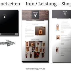Website mit kleinem Shop