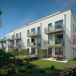 Rückseite des Hauses