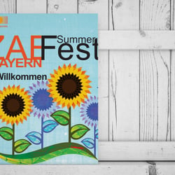 Sommerfest Poster für Bayerisches Zentrum für Angewadte Energieforschung e. V.
