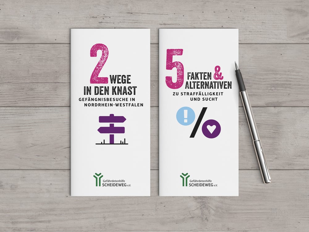 Flyer-Konzept | Verein für Straffälligenhilfe