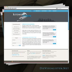 Homepage für ein Kurierunternehmen