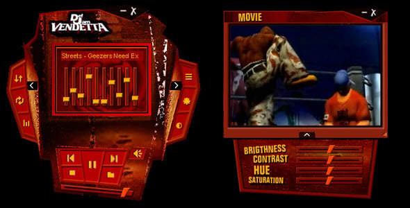 Def Jam Vendetta Skin: Audio and video windows