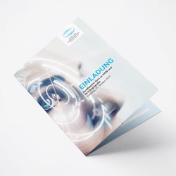 Augenklinik Mainfranken | Folder für eine Veranstaltung zur Weiterbildung