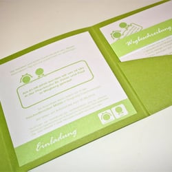 Pocket Fold Einladung „Modern“