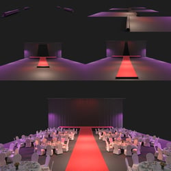 Gala Animation Scene to fit in background photo