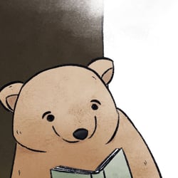 „Büchercafé Schneider“ Lesezeichen Vorderseite