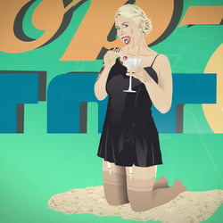 Vintage Pinup Illustration