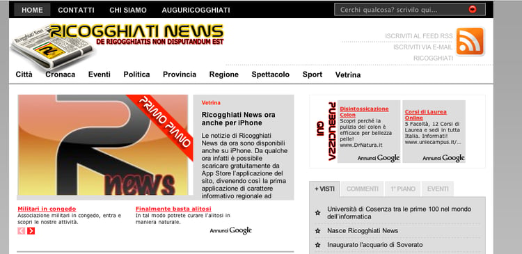 Ricogghiati.com (Wordpress)