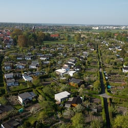 Luftbild Greifswald Wiek – Höhe ca. 150m