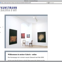 Website „Galería Kunstmann“