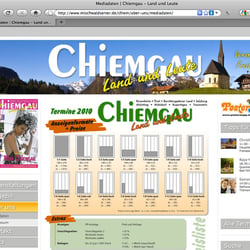 Chiemgau Land und Leute – Webseite