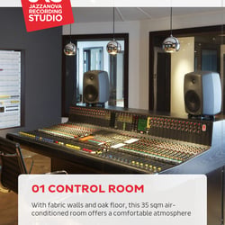 Jazzanova Recording Studio – Responsive Umsetzung Gestaltung bei Frohe Zukunft Export