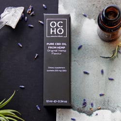 CBD oil packaging and photography