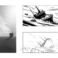sinking ship