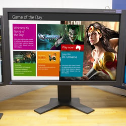 Mockup der Game of the Day App auf Windows 8