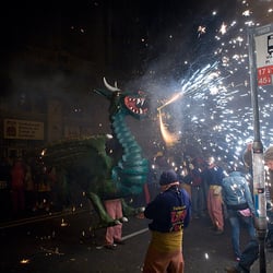 „La Correfoc“ – Nacht der Feuerteufel – Barcelona 2009