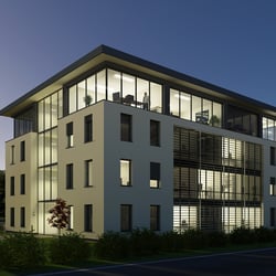 Architekturvisualisierung-Bürokomplex