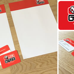 Visitenkarten & Briefpapier // Eigenkunde: LITE Games GmbH