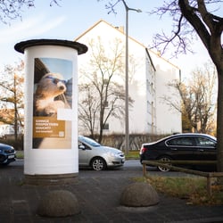 Litfaßsäule Recruiting Kampagne