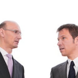 Timotheus Höttges und René Obermann, Deutsche Telekom AG