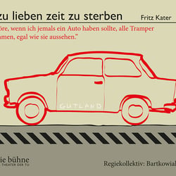 Flyer „zeit zu lieben zeit zu sterben“