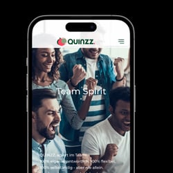 Mobile Website Immobilienmakler – QUINZZ.