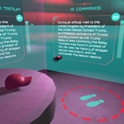 Holographic Interfaces and exhibits (all interactive)