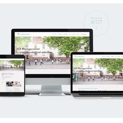 CORPORATE DESIGN/ HOMEPAGE/ IGS Rheingauviertel