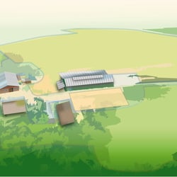 Hintergrund für einen interaktiven Lageplan auf einer Website.