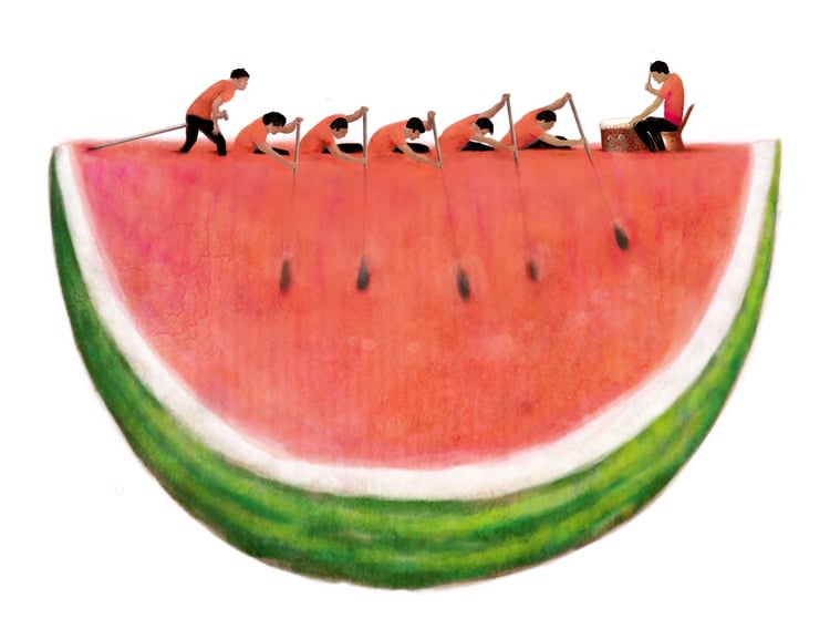 teamwork // freie arbeit (serie: gesunde ernährung + bewegung)