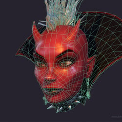 Devil Girl – Wireframe (Client: Mybrana Network, SL)
