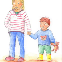 zwei Kinder