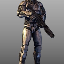SciFi Soldier wire