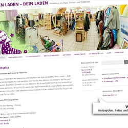 Templateanpassung für MEIN-LADEN-DEIN-LADEN.de als Wordpress-CMS und Lieferung von Panormabilder zur Ladenpräsentation in 2011.