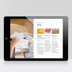 Website responsive Tablet