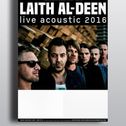 Plakatdesign „Laith Al Deen – Acoustic“