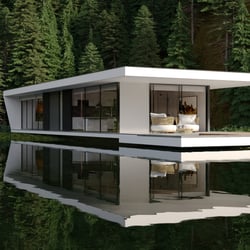 Haus am See 3D Visualisierung