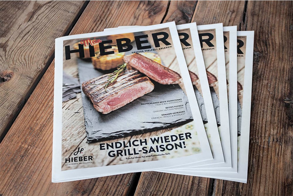 Mein Hieber Magazin (Ausgabe Sommer 2015).