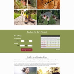 Screendesign Blockhaus Bodefall