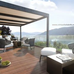 Architekturvisualisierung-Terrasse