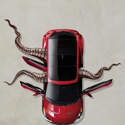 Hyundai, USA, Octopus im Auto