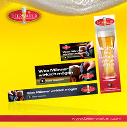 Beerwaiter Online Banner verschiedene Formate