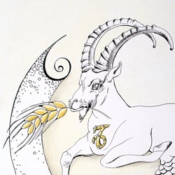 Tattoo steinbock