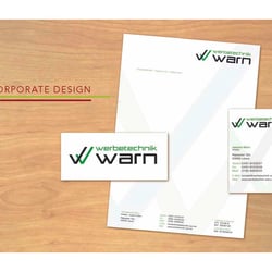 Werbetechnik Warn | Namensfindung, Logodesign, Geschäftsausstattung, Flyer und Internetseite