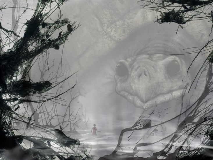 Die uralte Morla – Illustration zu „Die unendliche Geschichte“