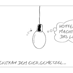 Osterkarte, freie Arbeit