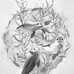 Illustration mit Aquarellfarben