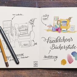 Friedelchens Bücherstube – Sketchbook
